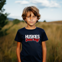 Load image into Gallery viewer, Huskies Game Day Tee (Youth and Adult 4 Colors)
