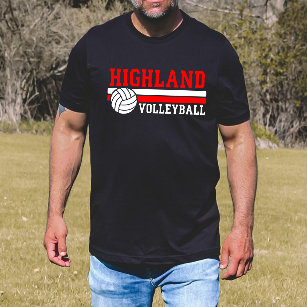 Highland Volleyball (Youth and Adult 4 Colors)