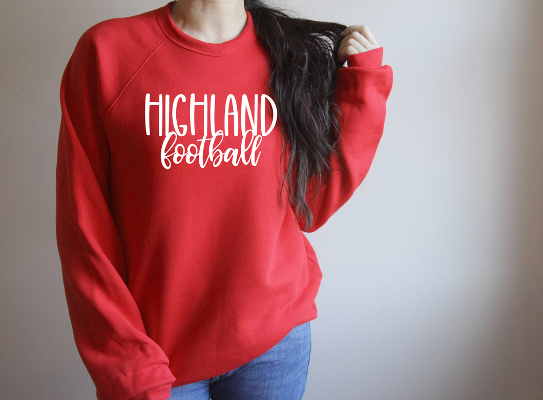 Highland Football Bella Canvas Fleece Crew