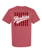 Load image into Gallery viewer, Huskies Stripes Comfort Colors Tee (2 colors)
