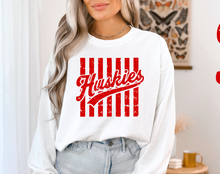 Load image into Gallery viewer, Huskies Stripes Comfort Colors Crew (2 colors)
