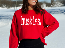 Load image into Gallery viewer, Huskies Typewriter Crew (Youth and Adult 4 Colors)
