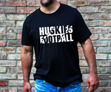 Load image into Gallery viewer, Huskies Football Slash Tee (Youth and Adult 4 Colors)
