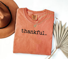 Load image into Gallery viewer, Thankful Long Sleeve Tee Comfort Colors
