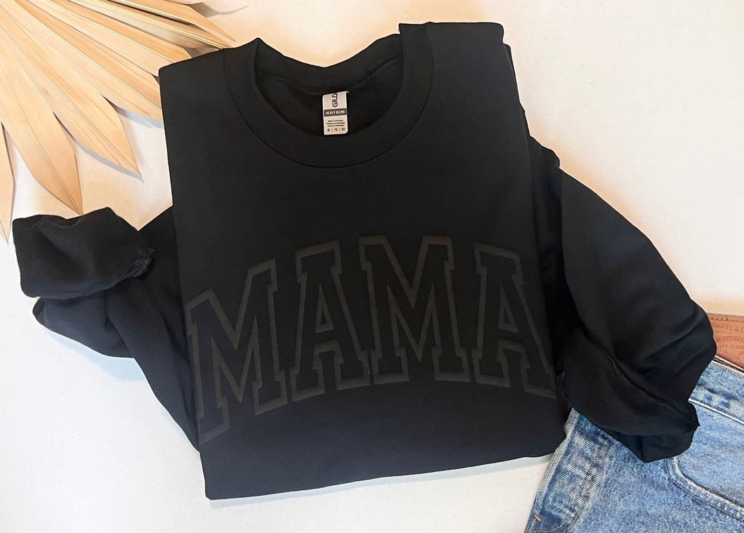Mama Puff Print Crew - Gildan