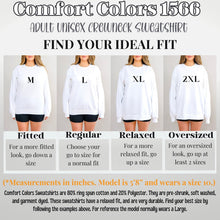 Load image into Gallery viewer, Mama Est. Puff Print Sweatshirt (customizable enter year in customization field) - Comfort Colors
