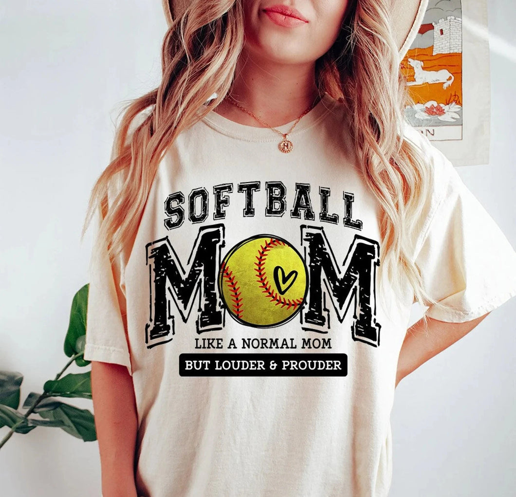 Loud and Proud Softball Mom