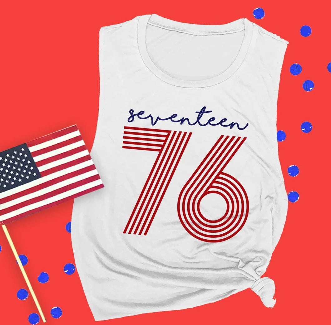 Seventeen 76 Womens Muscle Tank