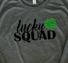 Load image into Gallery viewer, Glitter Lucky Squad Shirt
