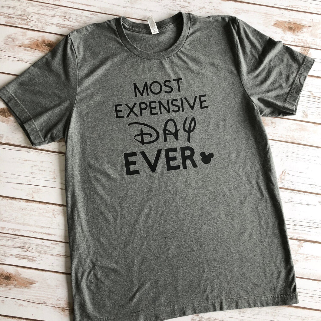 Most Expensive Day Ever, Disney Shirts, Disney Couples Shirt, Disney Shirts for Family, Disney Shirts For Men, Disney Vacation Tops, Disney