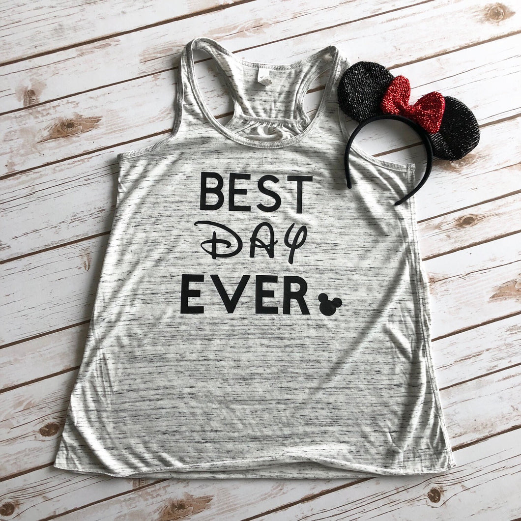 Best Day Ever Adult, Disney Shirts, Disney Shirts for Women, Disney Tank Top, Disney Shirts for Family, Disney World Vacation, Disneyland