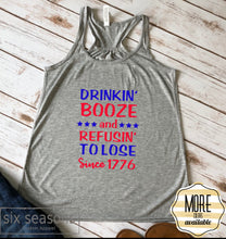 Load image into Gallery viewer, 4th of July Shirt Women. 4th of July Shirts. 4th of July Tank Tops. USA Clothing. American Flag Clothing. America Tank Top. America Shirt.

