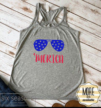 Load image into Gallery viewer, 4th of July Shirt Women. 4th of July Shirts. 4th of July Tank Tops. USA Clothing. American Flag Clothing. America Tank Top. America Shirt.
