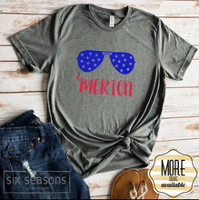 Load image into Gallery viewer, 4th of July Shirt Women. 4th of July Shirts. 4th of July Top. Merica shirt, USA Clothing. American Flag Clothing. America Shirt. Merica Tee
