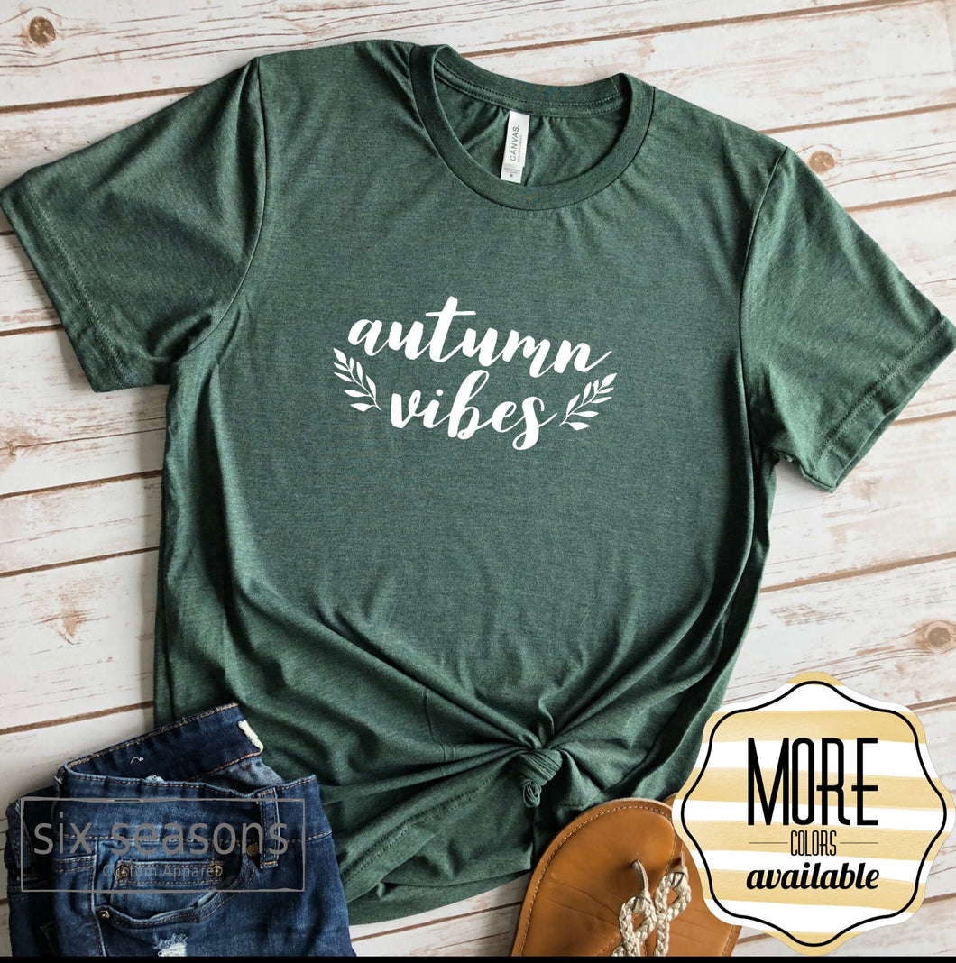 Autumn Vibes Cute Fall Shirt for Women