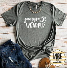 Load image into Gallery viewer, Gangsta Wrapper, Christmas Shirts, Christmas Shirts For women, Family Christmas Shirts, Funny Shirt, Christmas Tshirt, Graphic Tee
