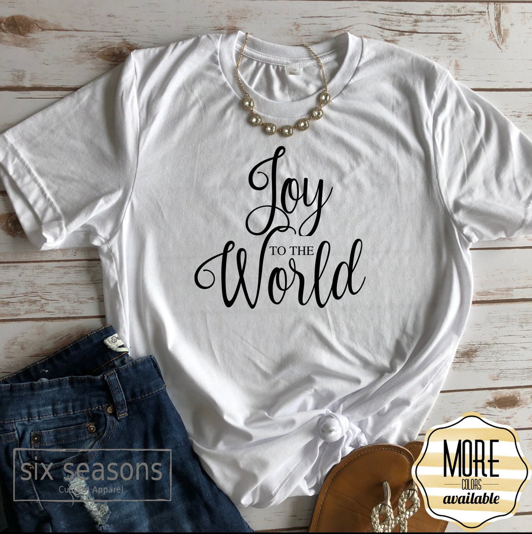 Joy To The World Shirt, Christmas Shirts, Christmas Shirts For Women, Family Christmas Shirts, Christmas Tshirt, Graphic Tee