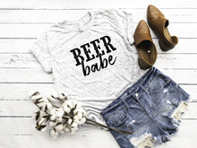 Load image into Gallery viewer, Babe Shirt, Womens Graphic Tee,  Beer Lover, Beer Shirt For Women, Babe, Country Fest Shirt
