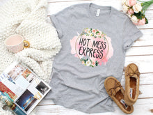 Load image into Gallery viewer, Hot Mess Express Shirt, Womens Graphic Tee, Funny T Shirt, Graphic Tee, Unisex Jersey Short Sleeve Tee

