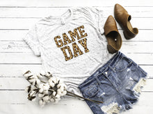 Load image into Gallery viewer, Football Gift, Leopard Shirt, College Football, Cute Football Shirt, Football Tee, Women Football Shirt, Game Day Shirt, Football Tshirt
