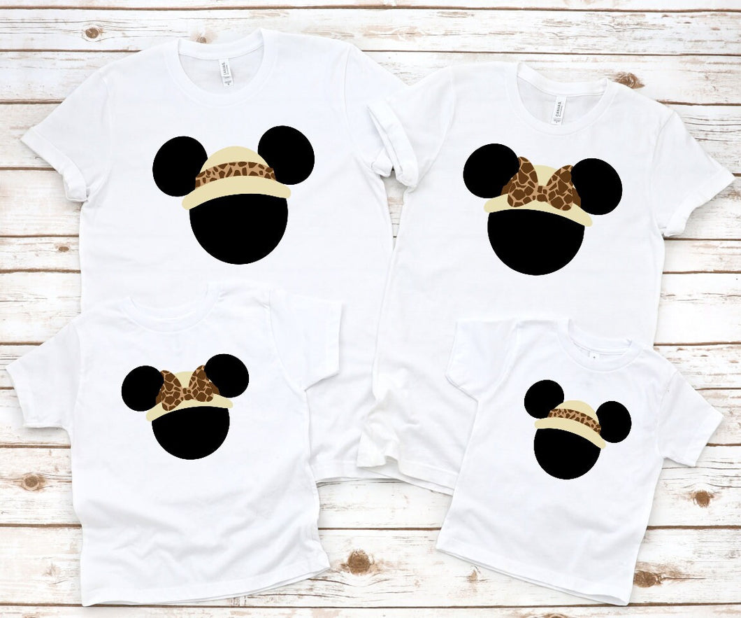 Disney Family Vacation Shirts, Animal Kingdom, Disney Safari, Mickey Mouse Shirt, Minnie Mouse Shirt