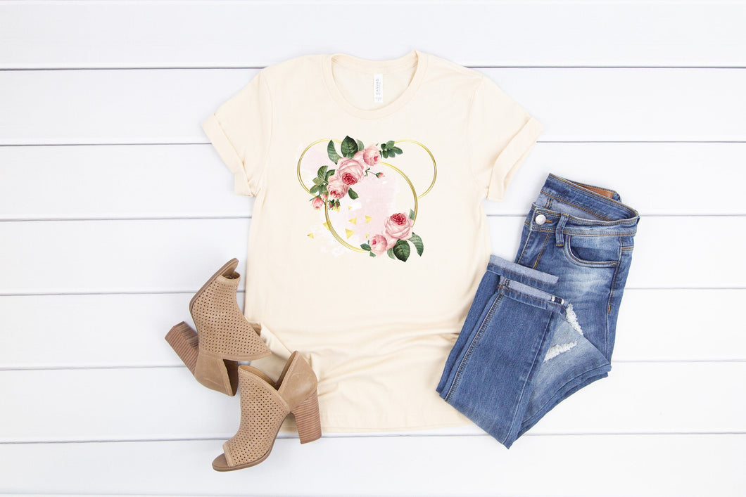 Mickey Flower Shirt - Disney Shirt - Flower and Garden Festival - Matching Disney Shirt - EPCOT Shirt - Women's Disney Shirt - Mickey Shirt