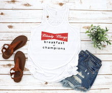 Load image into Gallery viewer, Bloody Marys T-shirt, Womens Graphic Tee, Breakfast Of Champion, Womens Graphic Tees, Day Drinking,
