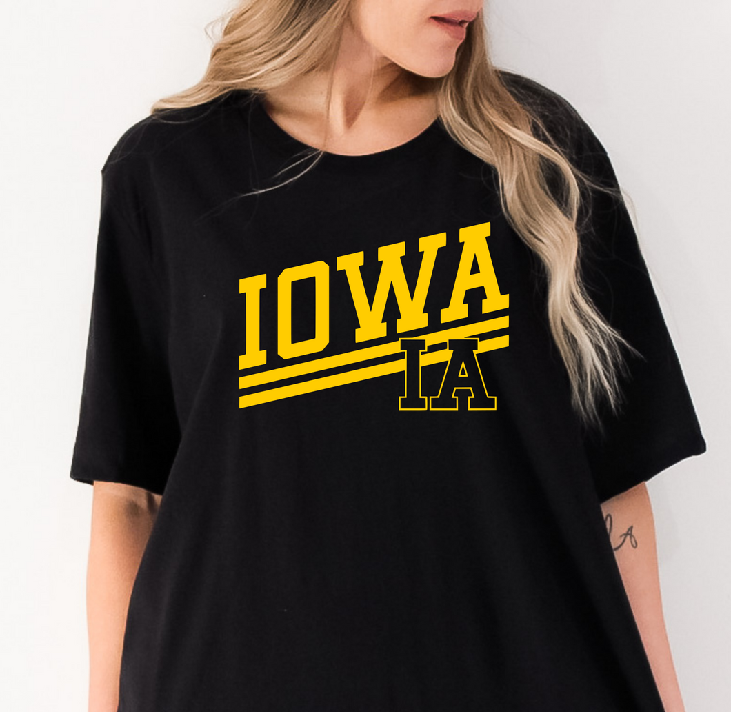 Iowa Angle Bella Canvas Tee