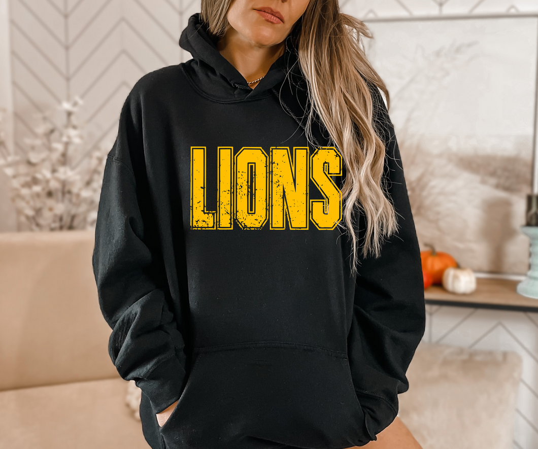 Lions Grunge (Youth and Adult 5 Colors)