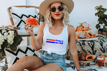 Load image into Gallery viewer, Party In The USA Racer Back Tank
